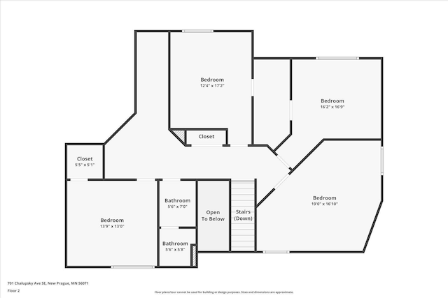 701 Chalupsky Ave SE, New Prague, MN 56071 - room layout