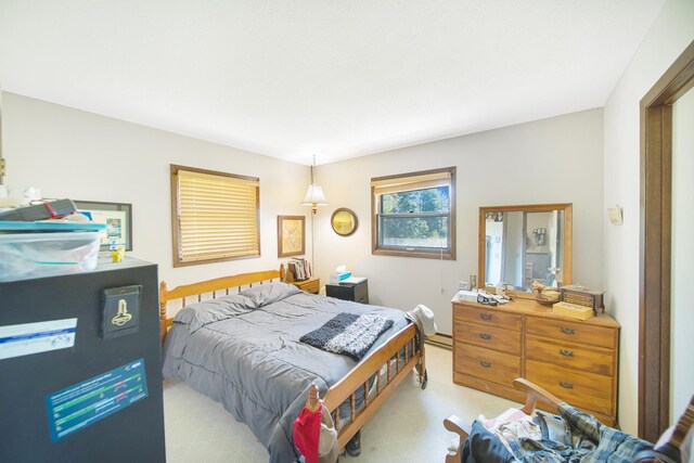 1418 345th Ave, Frederic, WI 54837 - bedroom with baseboard heating