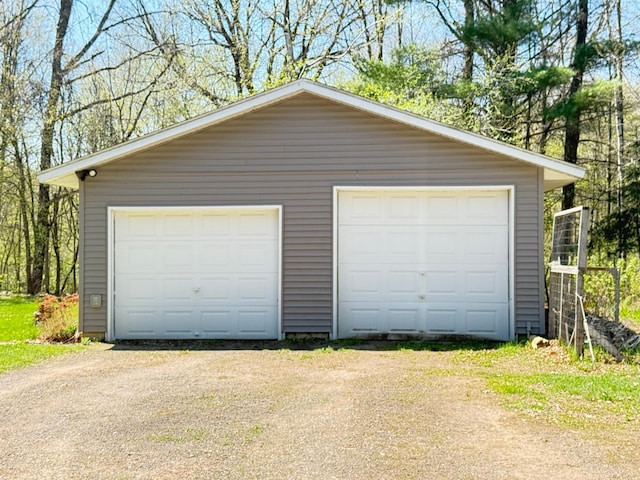 1418 345th Ave, Frederic, WI 54837 - view of detached garage