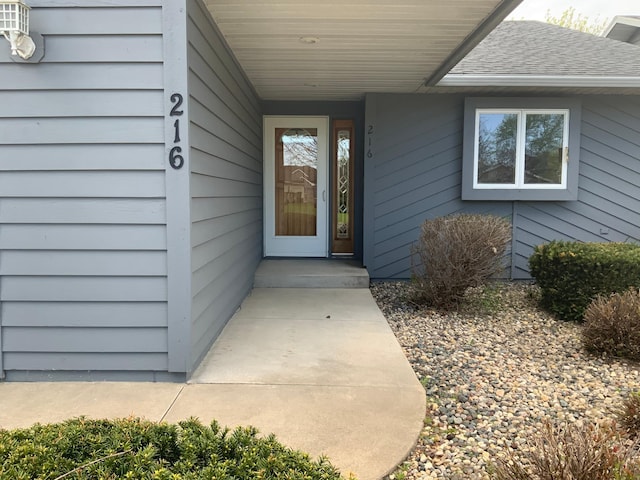 view of entrance to property