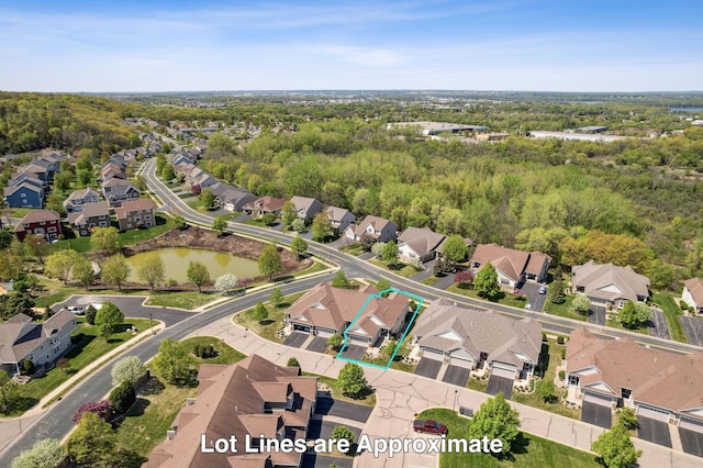 8172 Virginia Ln, Savage, MN 55378 - aerial overview of property's location with nearby suburban area and property boundaries highlighted