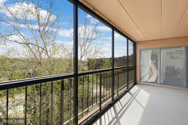 3300 Louisiana Ave S Unit 517, Saint Louis Park, MN 55426 - view of unfurnished sunroom