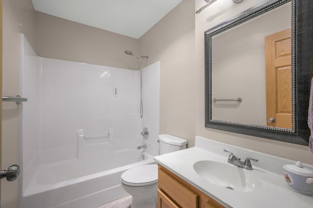 10708 Sycamore St NW, Coon Rapids, MN 55433 - full bath featuring toilet, vanity, and shower / bath combination
