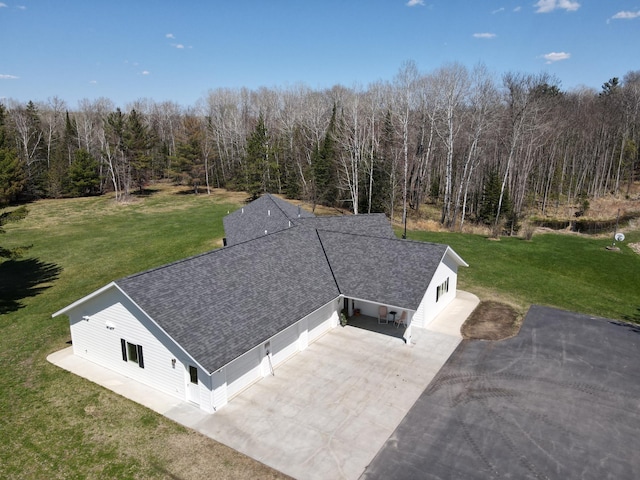27722 Mallum Dr, Trout Lake Twp, MN 55709 - view of subject property with a heavily wooded area