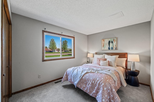 11123 Drake St NW, Coon Rapids, MN 55433 - bedroom featuring carpet floors, baseboards, and a textured ceiling