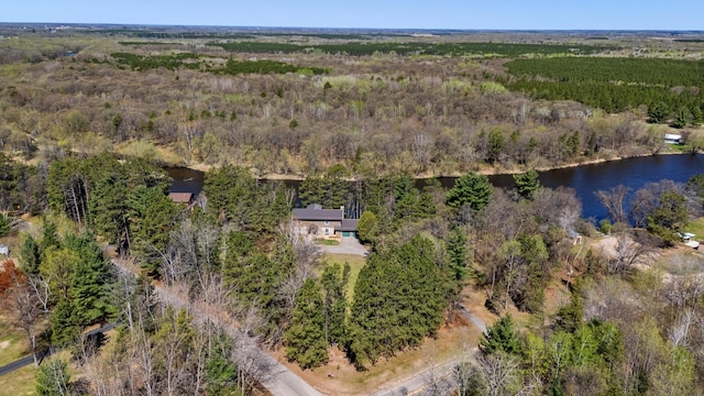 27088 130th St, Thomastown Twp, MN 56479 - aerial view of property's location with a heavily wooded area and a nearby body of water