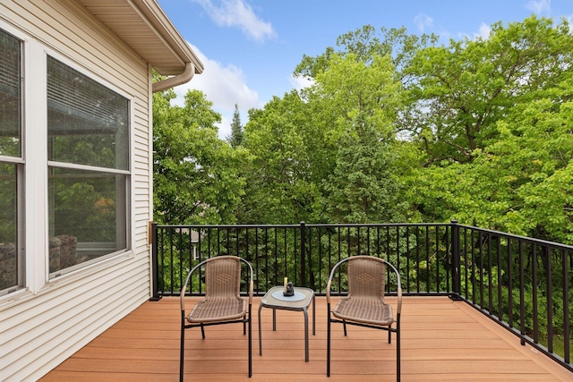 17462 Haralson Dr, Eden Prairie, MN 55347 - view of wooden deck