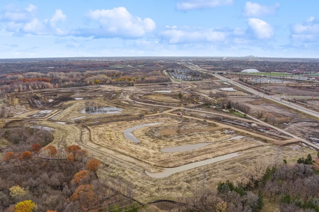 aerial view of property's location