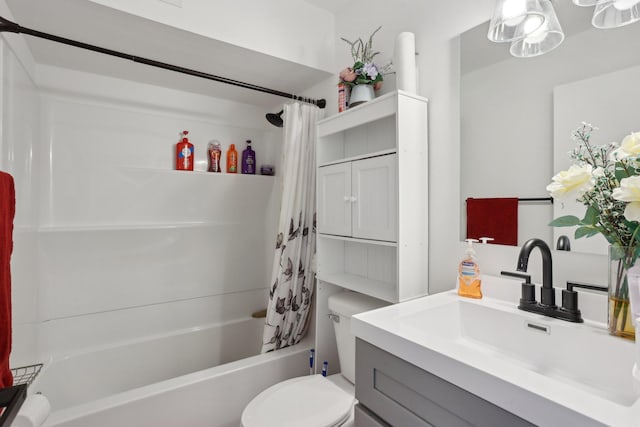 5624 Brookdale Dr N, Brooklyn Park, MN 55443 - bathroom with shower / tub combo, toilet, and vanity