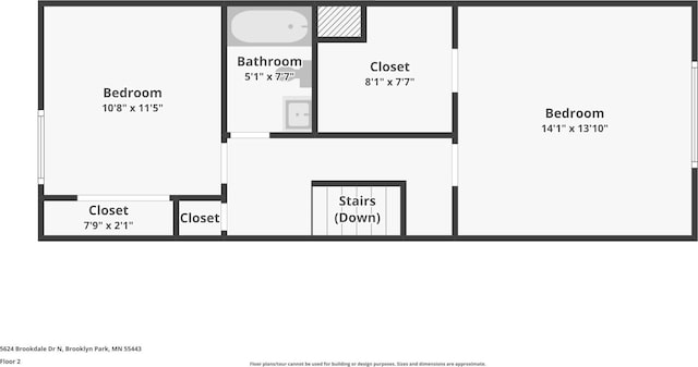 5624 Brookdale Dr N, Brooklyn Park, MN 55443 - room layout