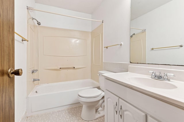 450 Ford Rd Unit 231, Saint Louis Park, MN 55426 - full bath with shower / washtub combination, vanity, toilet, and tile patterned floors