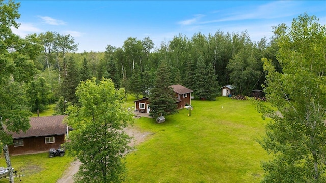 35318 Rice Rapids Rd, Bigfork Twp, MN 56628 - view from above of property featuring a heavily wooded area