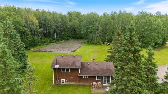 35318 Rice Rapids Rd, Bigfork Twp, MN 56628 - aerial view of property and surrounding area featuring a forest