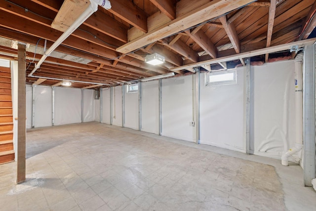 550 Wheeler Dr, Excelsior, MN 55331 - basement featuring stairway