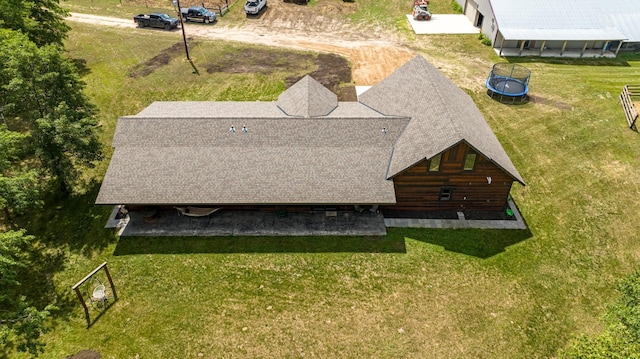 view from above of property