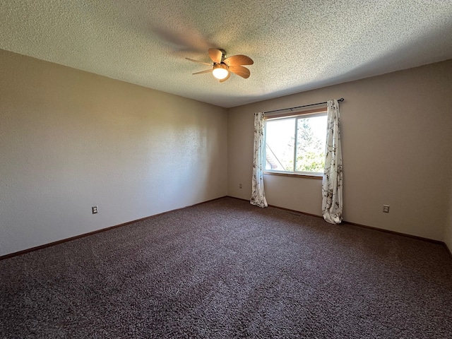 29441 108th St NW, Princeton, MN 55371 - unfurnished room with a ceiling fan, carpet floors, and a textured ceiling