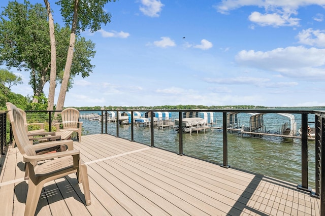 dock with a water view