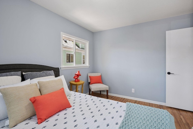 3544 Lee Ave N, Crystal, MN 55422 - bedroom with wood finished floors and baseboards