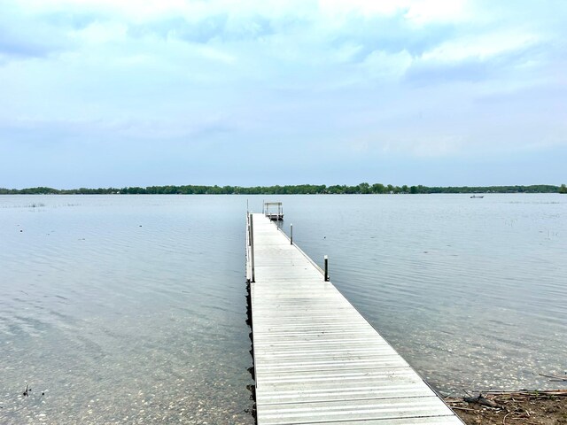 1921 Sherman Dr NW, Alexandria, MN 56308 - dock area featuring a water view