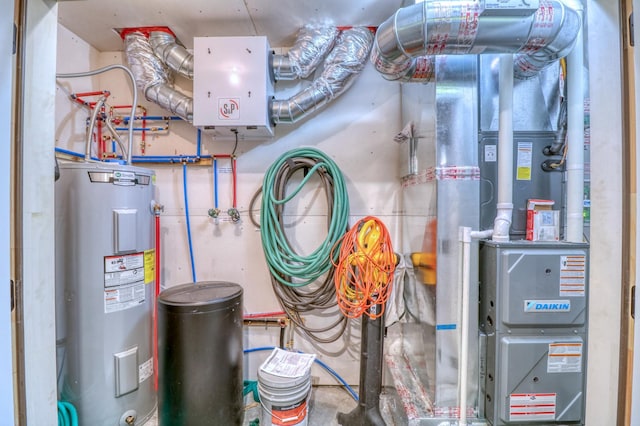 26533 Paradise Point Rd, Detroit Lakes, MN 56501 - utility room with electric water heater