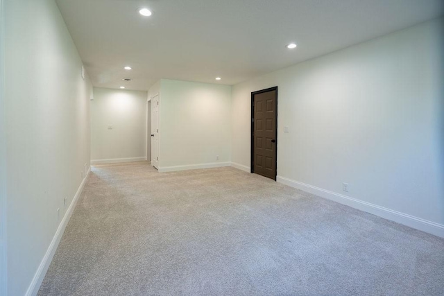 408 19th St NW, Willmar, MN 56201 - unfurnished room featuring recessed lighting, light colored carpet, and baseboards