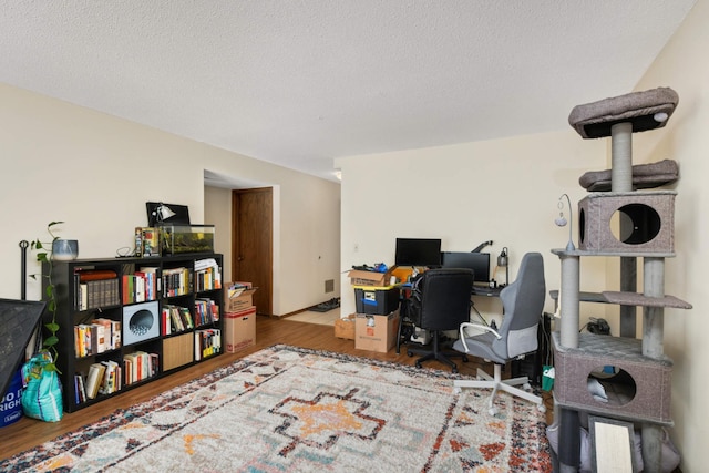 11110 Utica Ave S, Bloomington, MN 55437 - office space with wood finished floors and a textured ceiling