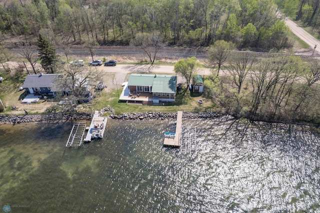 38603 Cozy Cove Rd, Dead Lake Twp, MN 56528 - aerial view of property and surrounding area with a large body of water