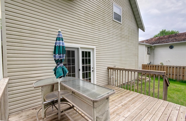 624 Main St, West Concord, MN 55985 - deck featuring outdoor dining space