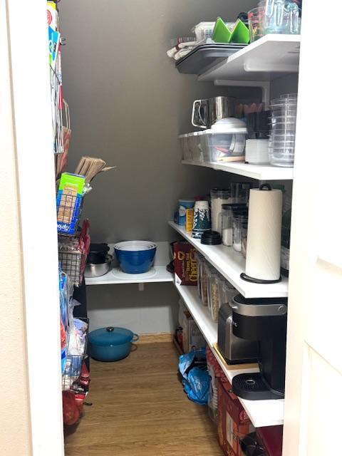 view of storage area