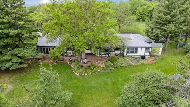 5510 Heather Dr SW, Rochester Twp, MN 55902 - view from above of property