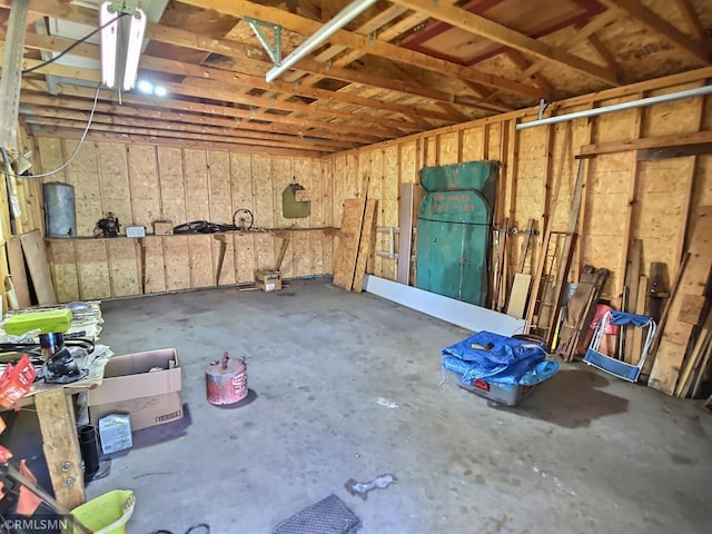 12115 Ramsey St, Becker, MN 55308 - storage area featuring a garage