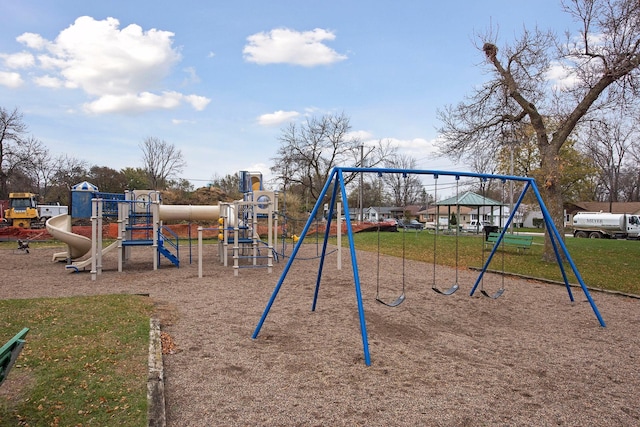 910 6th St S Unit 3, Hopkins, MN 55343 - community jungle gym featuring a lawn
