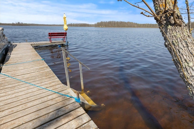 25185 Moreau Rd, Aitkin, MN 56431 - dock area featuring a water view