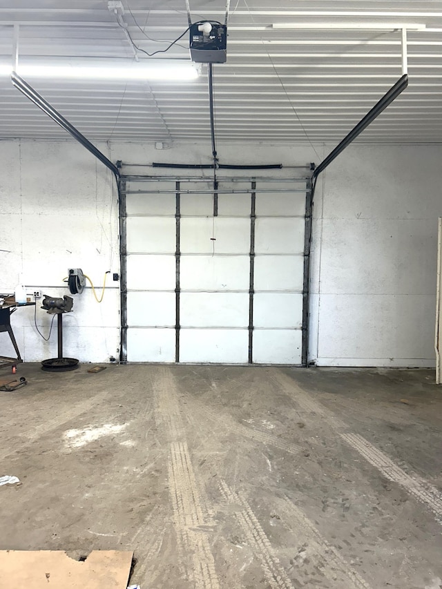 55715 State Highway 11, Warroad, MN 56763 - garage with a garage door opener