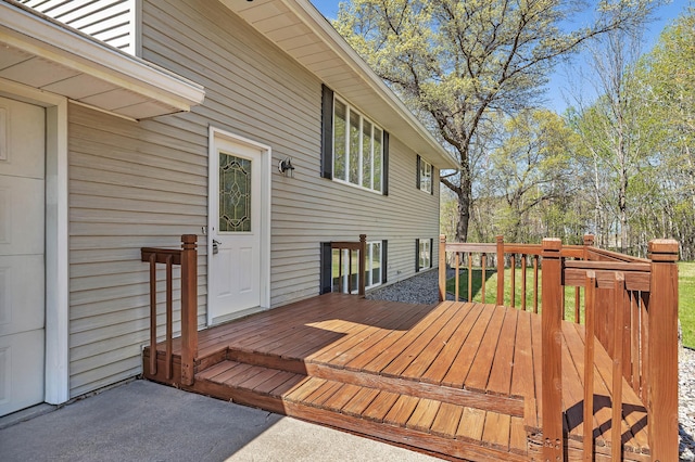 view of deck