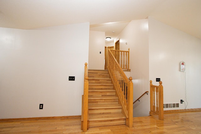 147 Waynesborough Way, Mankato, MN 56001 - stairway with wood finished floors and baseboards