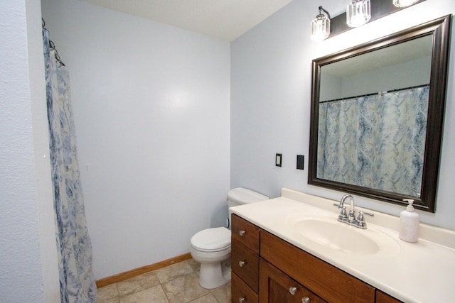 147 Waynesborough Way, Mankato, MN 56001 - full bathroom featuring toilet, vanity, tile patterned floors, and baseboards