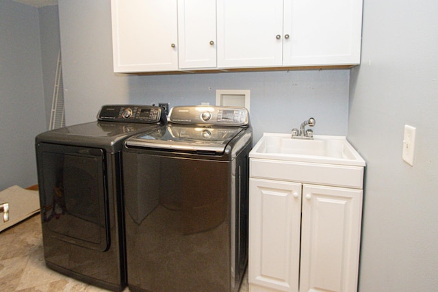 147 Waynesborough Way, Mankato, MN 56001 - laundry room with washing machine and dryer and cabinet space