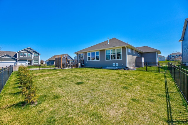 view of rear view of property
