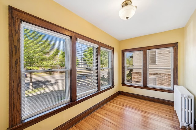 3441 Portland Ave Unit 1, Minneapolis, MN 55407 - unfurnished sunroom featuring radiator heating unit