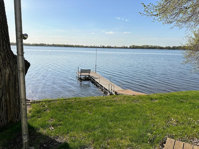 43084 335th Ave, Dora Twp, MN 56528 - dock area with a water view