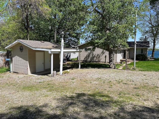 43084 335th Ave, Dora Twp, MN 56528 - view of green lawn featuring an outbuilding
