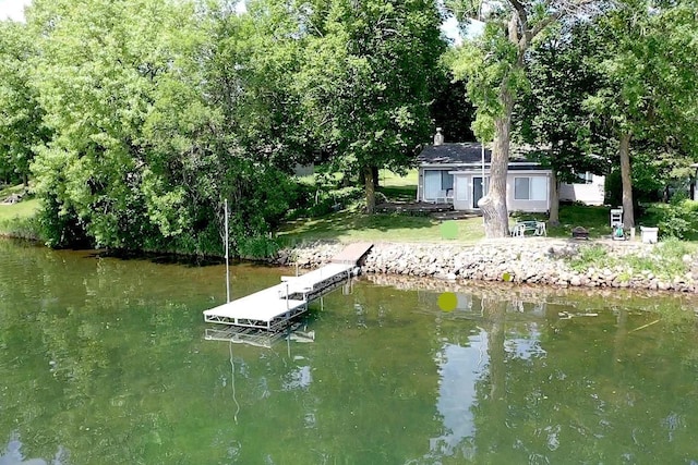 43084 335th Ave, Dora Twp, MN 56528 - dock with a water view
