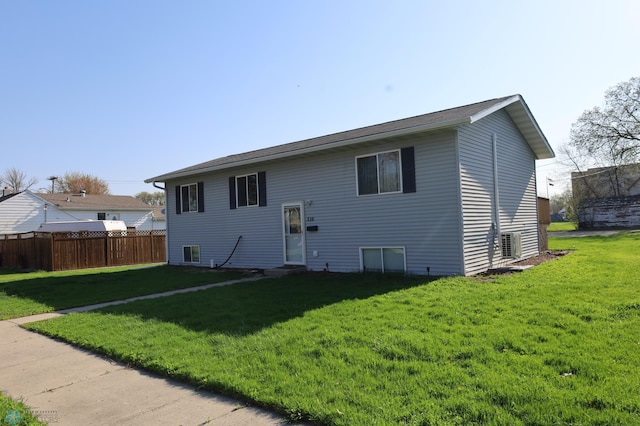 back of property featuring entry steps