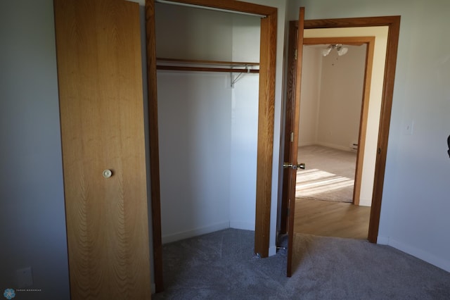 view of closet