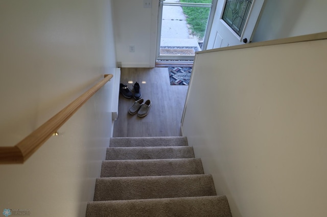 view of staircase