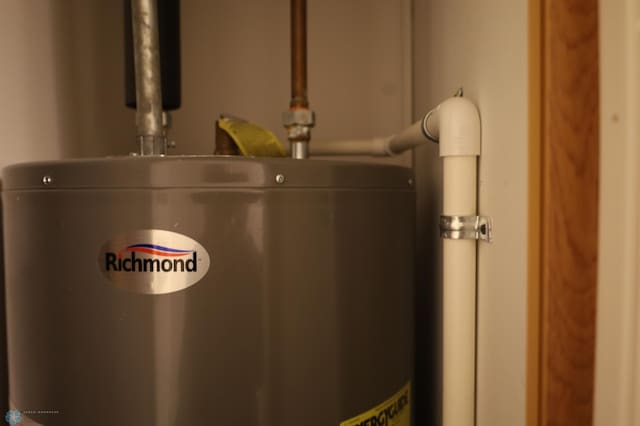 utilities featuring gas water heater