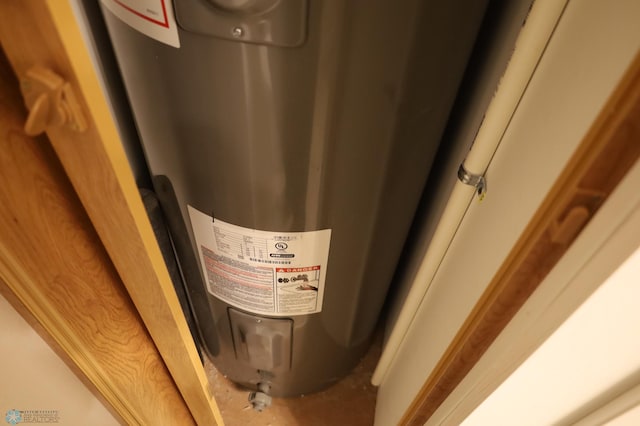 detailed view of water heater