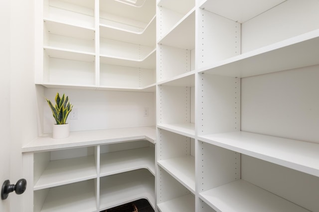 view of pantry
