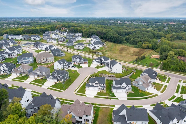 aerial overview of property's location featuring nearby suburban area